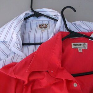 Country western Duo: Shepler's Red Sport + ELY Cattleman XL Pearl Snap, like new